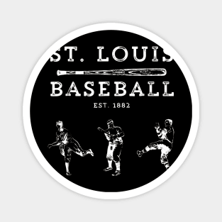 Classic Missouri Baseball Fan Magnet